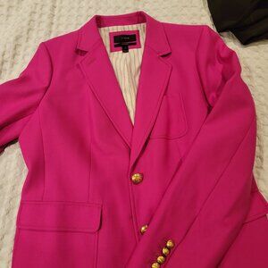 J.Crew Pink Jacket/Blazer Rhodes Size 16